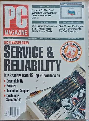 Revista Pc Magazine Usa Vol.11 N°10 1992