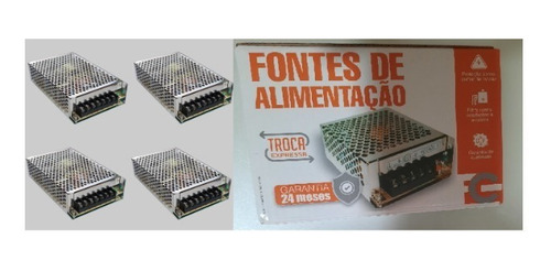 4 Fontes Chaveada 12v 10a - Fc Colméia