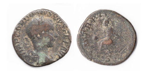 Moneda Romana Gordianus Iii, Sestercio Bronce, 240 D C. L50