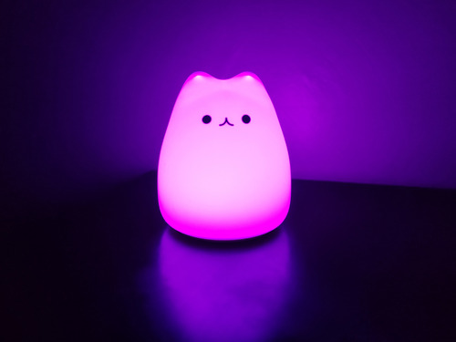 Lámpara Led Con Forma De Gato (Usado)