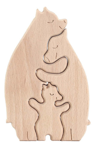 Adorno De Animales De Madera, Decoración De Escritorio,