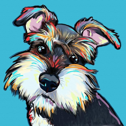 Pintura De Diamantes 5d Diseño Doggo