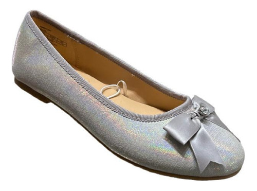 Flat Badgley Mischka 17cm Plata Original Y Nuevo Niña