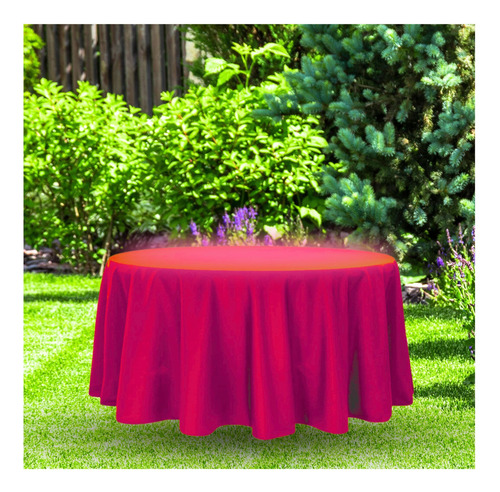 10 Manteles Redondos De Color 2.90 Diámetro Piezas Rojo Mantel Redondo