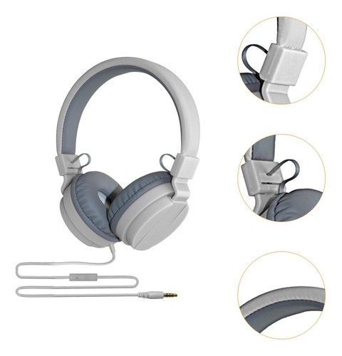 Oficina De Estudiantes De Auriculares Con Auriculares Con