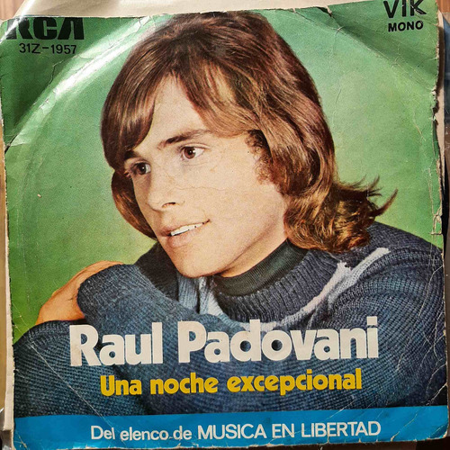 Simple Sobre Raul Padovani Una Noche Excepcional Rca C25