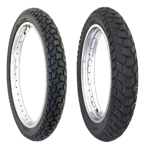 Pneu Technic Moto 90/90-21 + 140/80-18 T&c