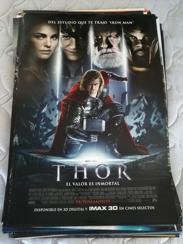 Afiche-póster De Película De Cine Original Thor