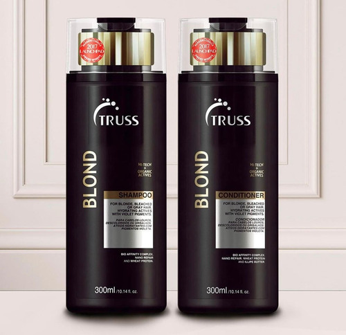Shampoo E Condicionador Truss Blond 300 Ml Cabelos Loiros
