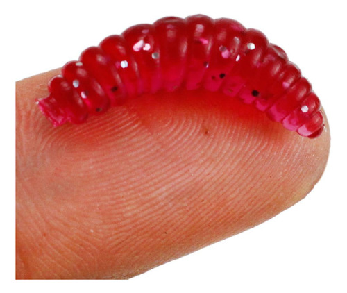4 X 2-6pack 100 Unids/set Pesca Larva Suave Pan 4 Piezas