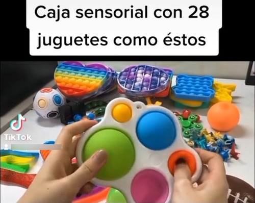 Caja Sensorial Para Niños Autista O Hiperactividad, Relaja