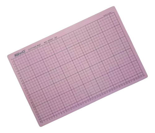 Base De Corte - Tabla - Mat - De Goma Kw-trio Rosa A3