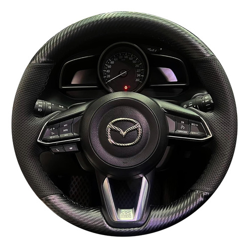 Funda Cubre Volante Novi Mazda 2017-2024 M3 Cx3 Cx5 M2 Fibra