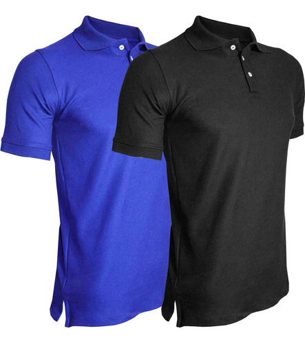 Paquete 2 Playeras Tipo Polo Para Hombre