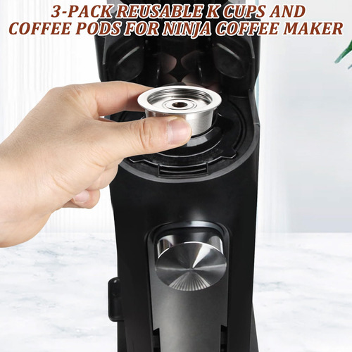 Paquete De 3 Tazas Reutilizables K Y Cápsulas De Café Para