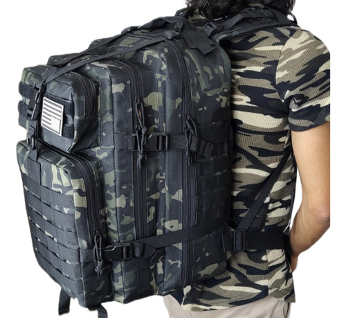 Mochila Tatica Masculina Militar Otima Braba Envio Rapido Nf