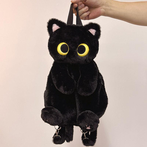 Lindo Animal De Peluche Gato Mochila Mochila Mochila De