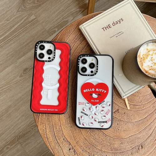 Funda De Teléfono Para iPhone 14 Promax Magnetic Kitty Hard...