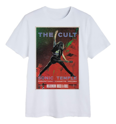 Polera 26 The Cult Sonic Rock Grunge Metal Hombre Mujer 