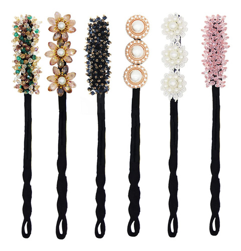 Máquina Para Hacer Moños Jdxn, 6 Piezas, Con Flores Brillant