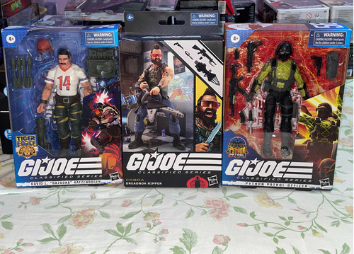 Gi Joe, Bazooka, Python Patrol Officer, Dreadnok Ripper