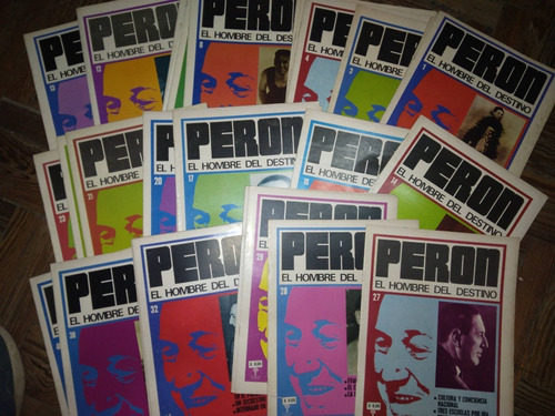 Lote De 60 Revistas * Peron El Hombre Del Destino * Año 1973