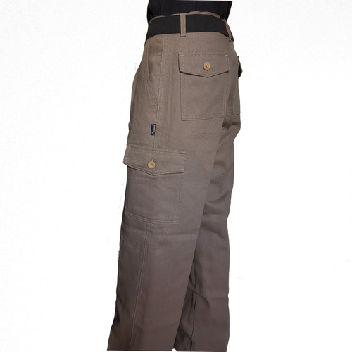 Pantalon Cargo Beige Reforzado Linco El Mejor T.40-48