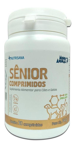 Senior Nutrisana 30 Comprimidos 54g - Mundo Animal