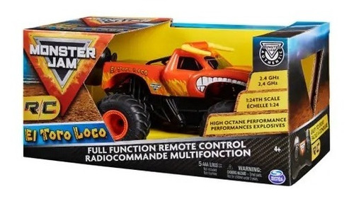 Camioneta Monster Jam A Control Remoto 1:24 Canalejas