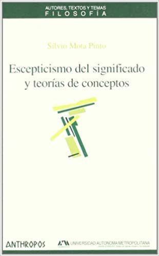 Escepticismo Del Significado Y Teorias De Concepto - Mota Pi