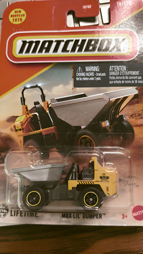 Matchbox Construccion Camion Mbx Lil Dumper 1:64 Amarillo