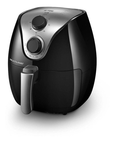 Fritadeira Eletrica Air Fryer Multilaser Inox 1500w 220v 4l