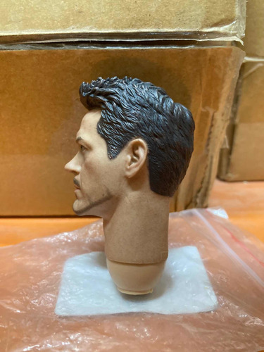 Cabeza Tony Stark 1/6 Iron Man 2 Avengers Marvel Hot Toys