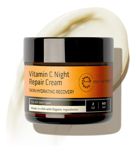 Vitamina C, Crema Reparadora De Noche, Crema Hidratante Anti