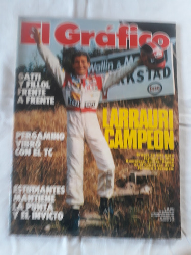 Revista El Grafico Nº 3279 Año 1982 - Larrauri Campeon