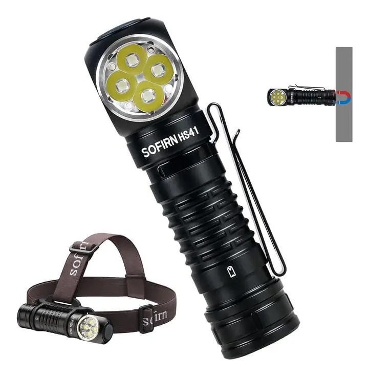 Sofirn Hs41: 4000 Lumenes En Un Solo Faro Negro