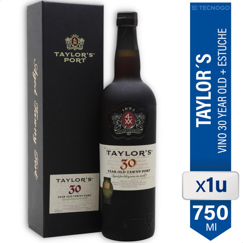 Vino Oporto Taylor's 30 Years Old Con Estuche - 01almacen