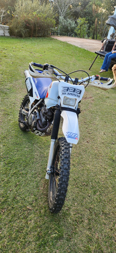 Moto De Trilha Honda Xlx 350r Com Placa Amarela