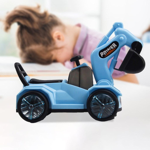 Excavadora Eléctrica For Niños, Coches De Ingeniería,