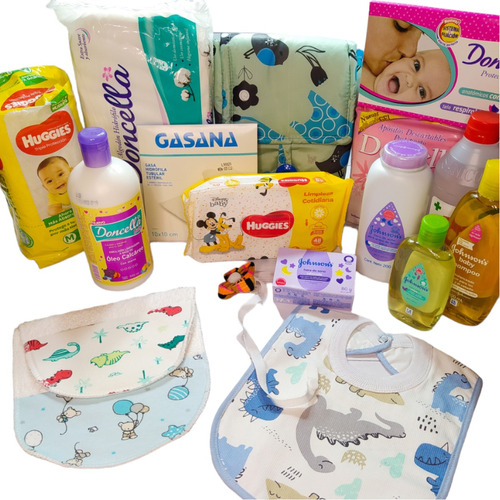 Kit De Higiene X16 Productos Recién Nacidos Johnson Bebés