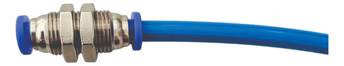 4pçs - Emenda Pneumática Passa Muro União Painel Ø8mm