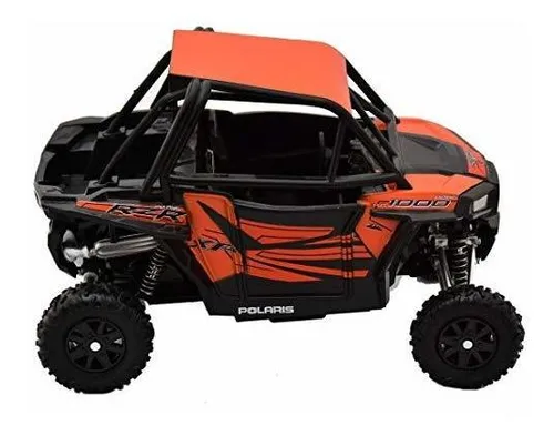 Vehículo Modelo A Escala 1-18 Polaris Rzr Xp Atv Naranja