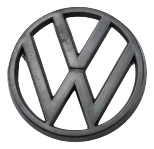 Emblema Volkswagen Dianteiro Preto - Brasília 
