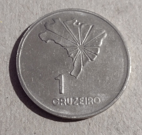 Moneda Conmemorativa De Brasil Año 1972 Un Cruzeiro 