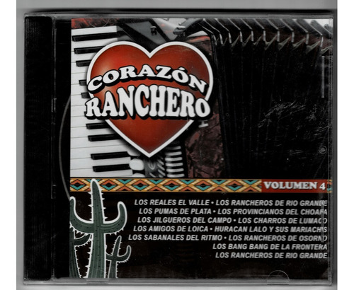 Varios: Corazón Ranchero Vol.4 ( Cd Sellado, Ed. Chilena)