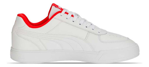 Tenis Blanco Con Rojo Para Hombre