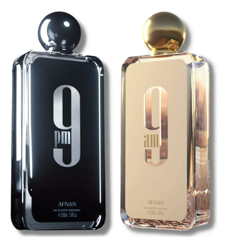 Afnan Coleccion Edp De 9pm Y 9am - 100ml (3.4 Onzas). Paque