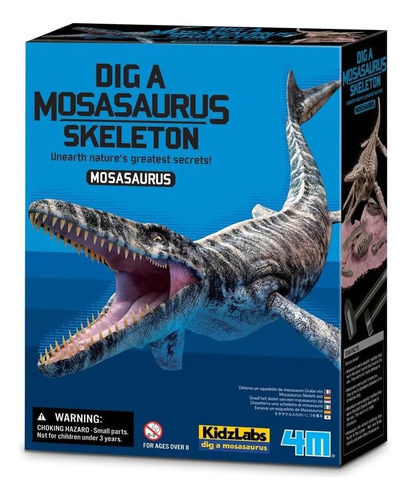 Esqueleto Dinosaurio - Mosasaurio - Marca: 4m - Niños Niñas