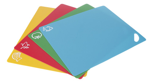 Tabla De Cortar Alimentos, 4 Piezas, Polipropileno, Flexible