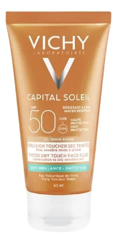 comprar Vichy Bloqueador Ideal Soleil Spf 50 Toque Seco Color 50ml